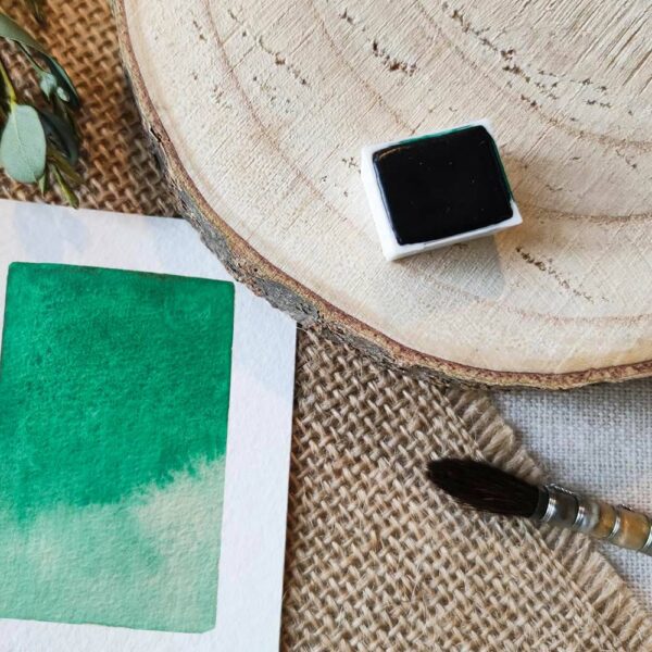 demi-godet vert foret