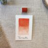 Aquarelle artisanale Terracotta en quart de godet