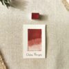 Aquarelle artisanale Chêne Pourpre en demi-godet