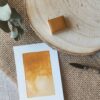 Aquarelle artisanale Pollen en quart de godet