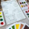 Réconfort de l'hiver - Palette de 6 couleurs + coloriage de Noël – Image 2