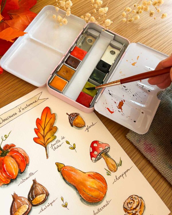 Atelier café aquarelle - Douceurs de l'automne – Image 4