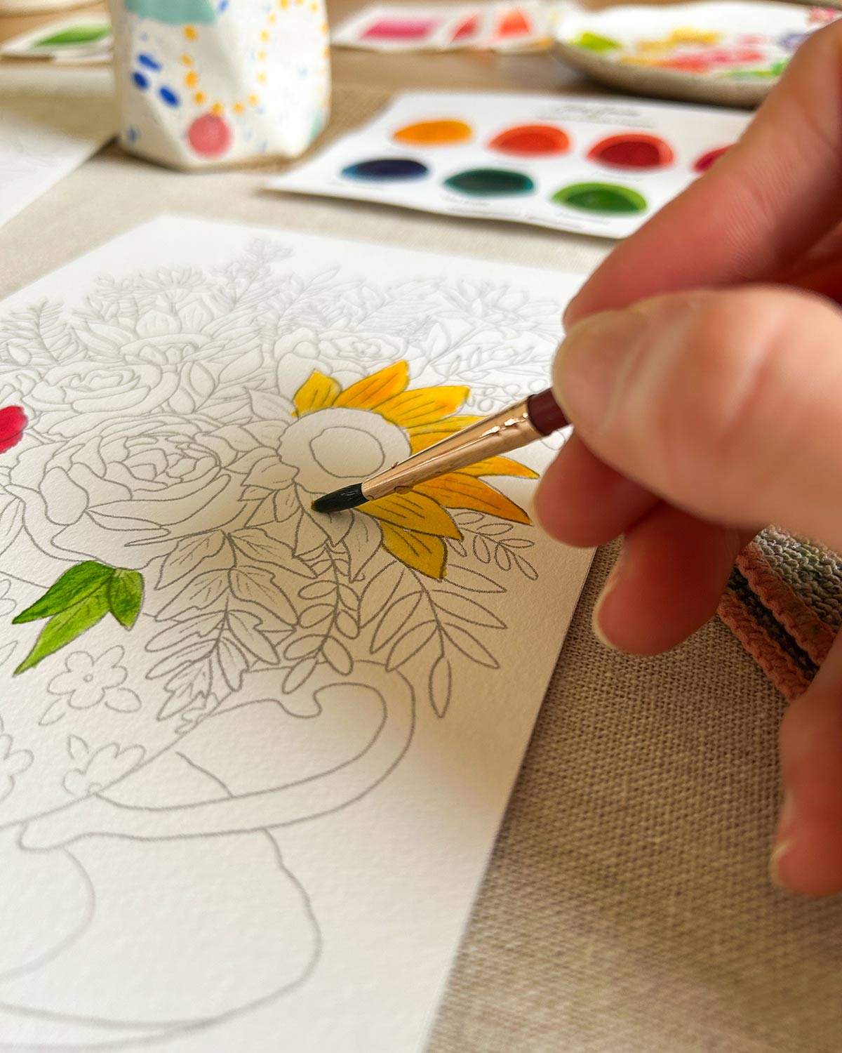 Carte échantillon 8 couleurs + 5 affiches à colorier – Image 4