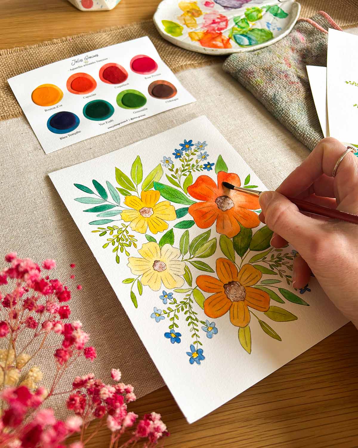 Carte échantillon 8 couleurs + 5 affiches à colorier – Image 5