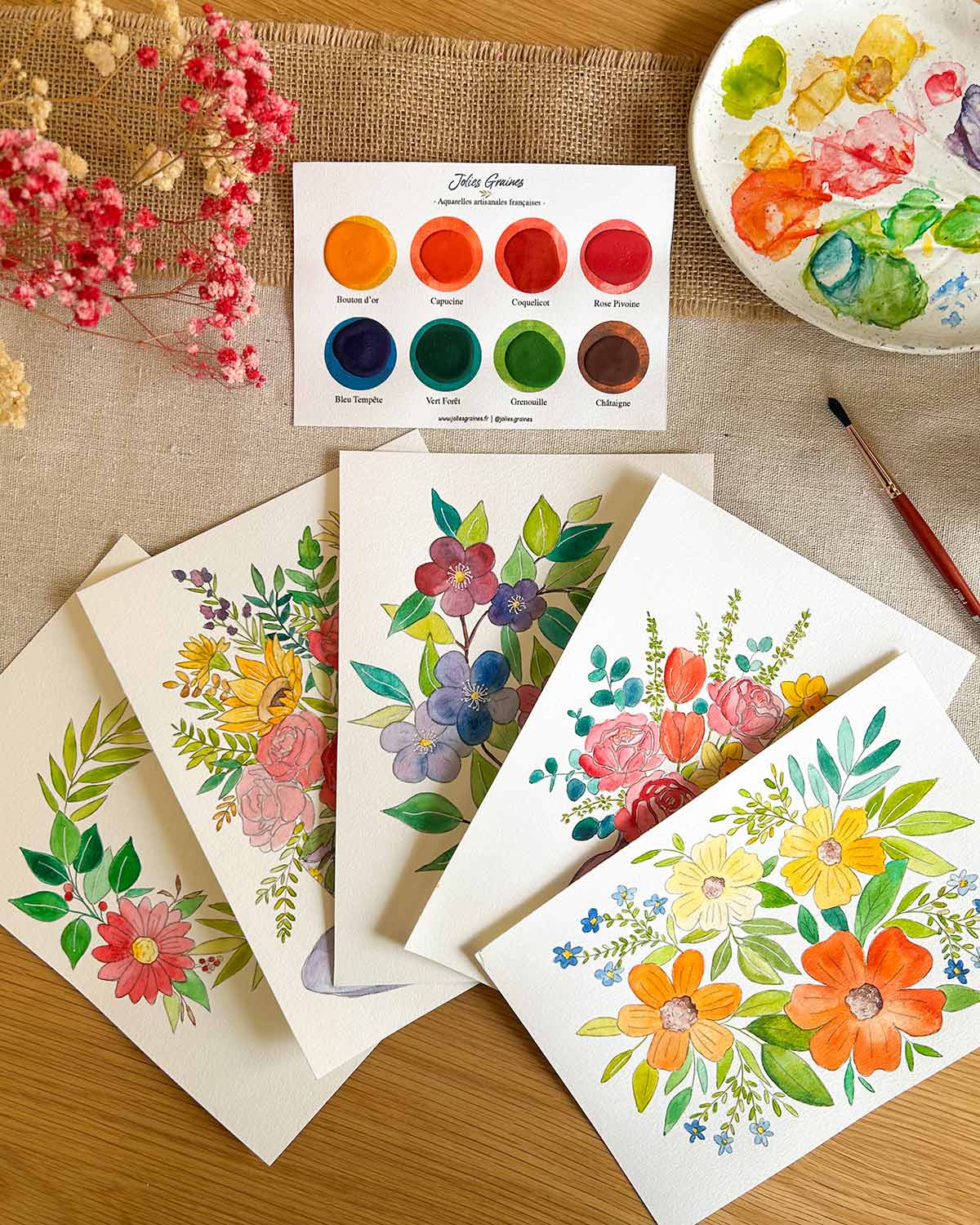 Carte échantillon 8 couleurs + 5 affiches à colorier – Image 6