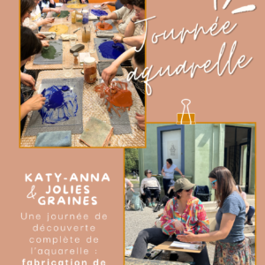 Journée aquarelle au Bassin d'Arcachon - Jolies Graines x Katy-Anna