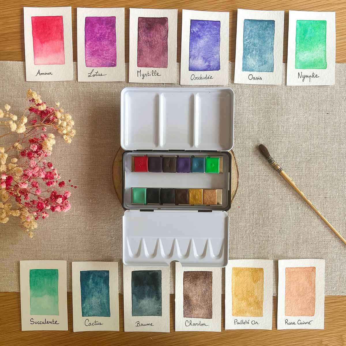 Palette composée - Jardins Enchantés